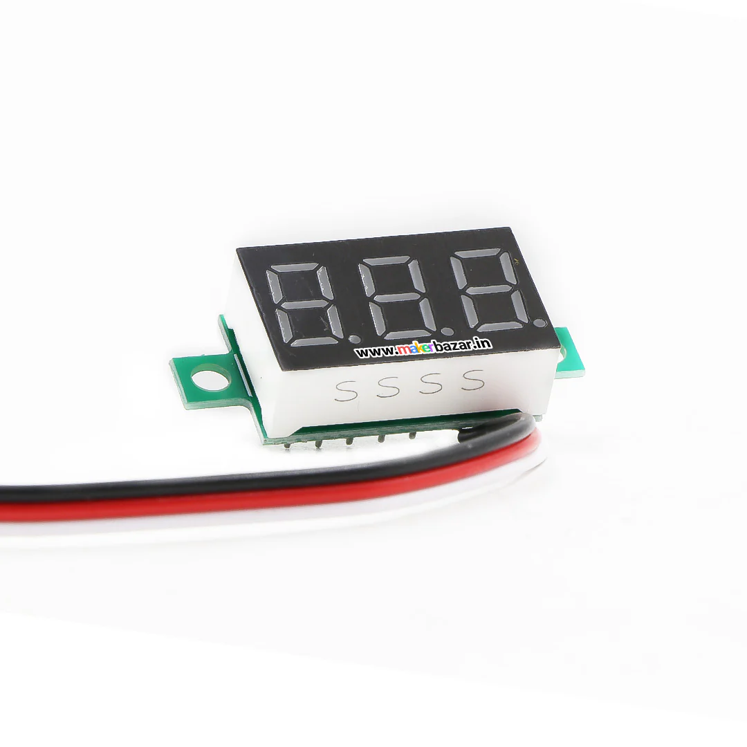 0.36in 30v 3-Wire 3-Digit DC Voltmeter Gauge Tester Module - Image 11