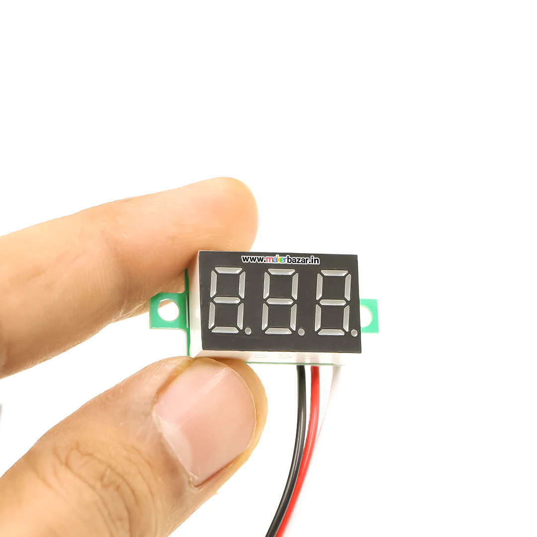 0.36in 30v 3-Wire 3-Digit DC Voltmeter Gauge Tester Module - Image 2