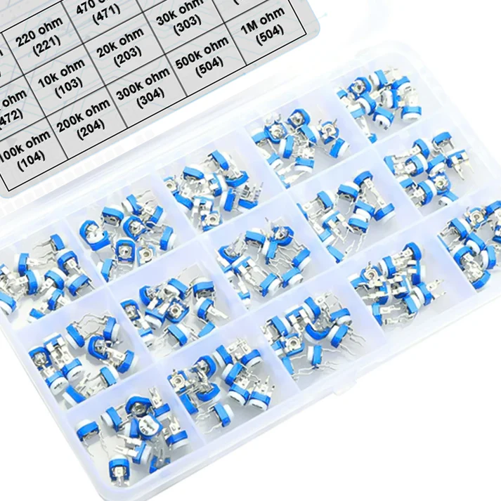 RM065 Horizontal Adjustable Resistor Assorted Kit - Image 2