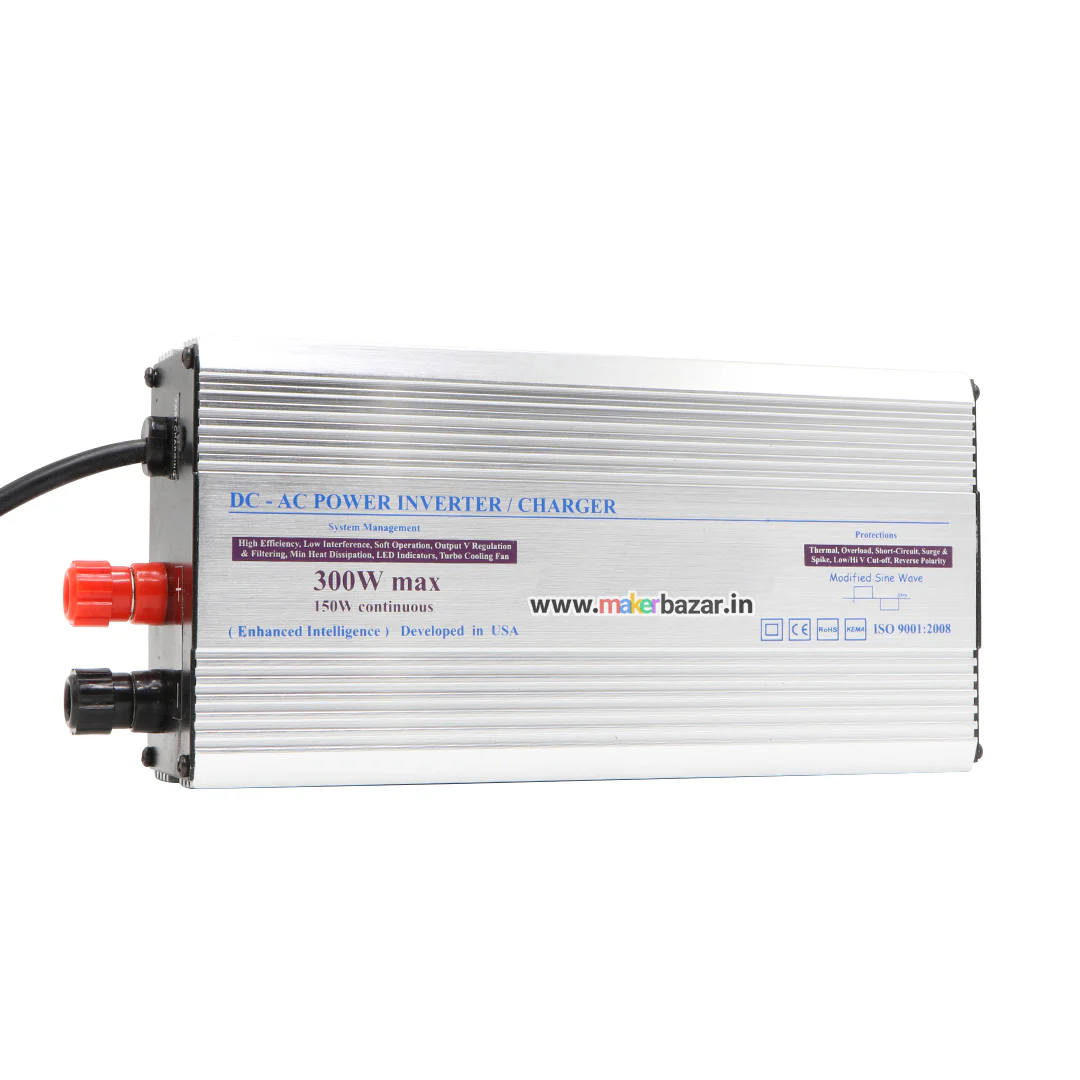 150Watt Continuous Power Inverter Charger 12VDC to 220VAC 300W Max - Image 5