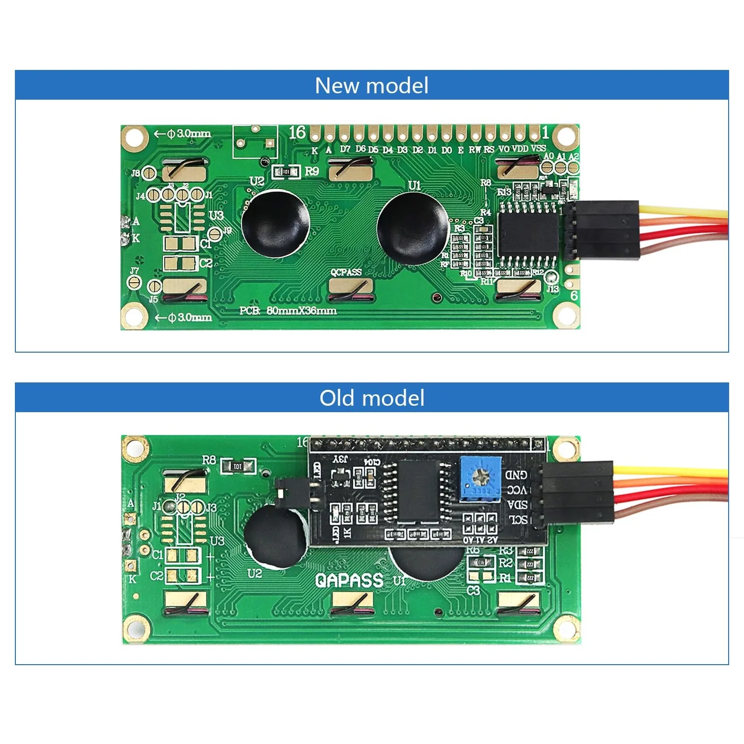 16x2 LCD1602 Parallel LCD Display With IIC I2C Interface - Image 2