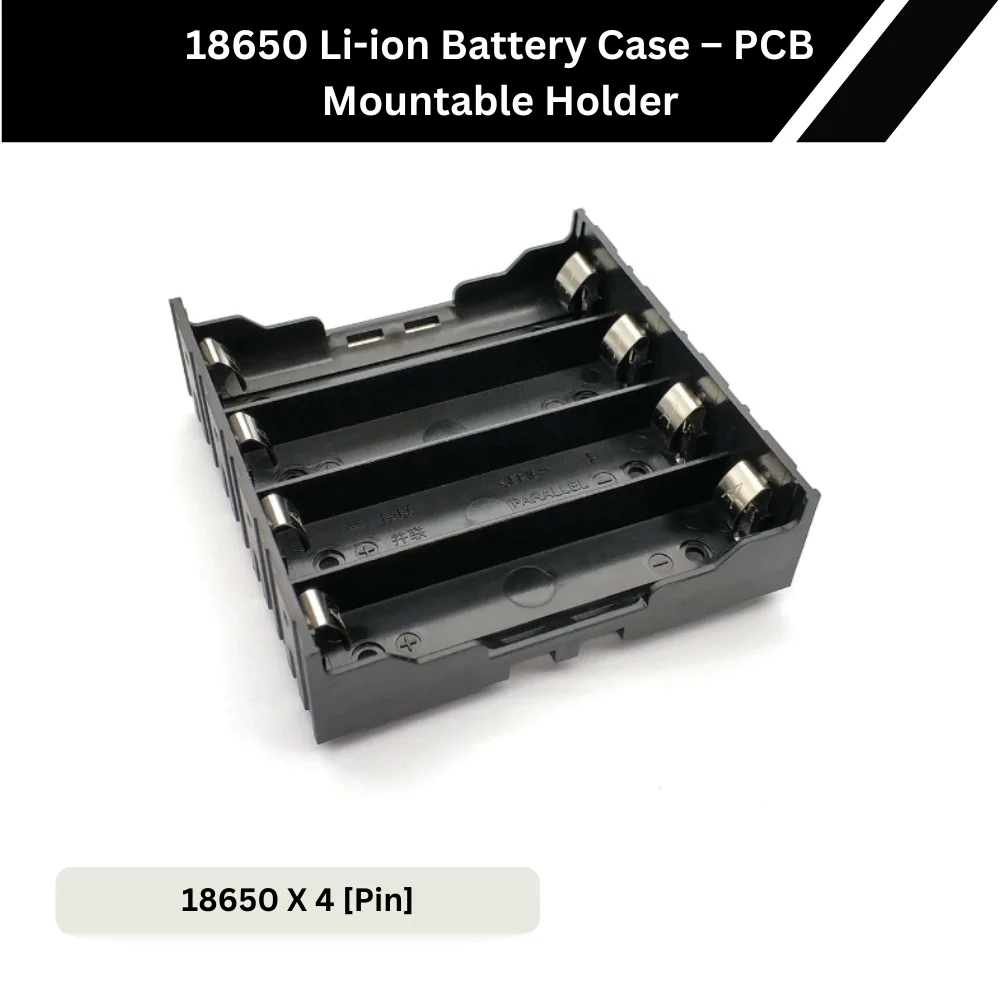 18650 Li-ion Battery Case Cell-Box PCB Mountable Holder - Image 10