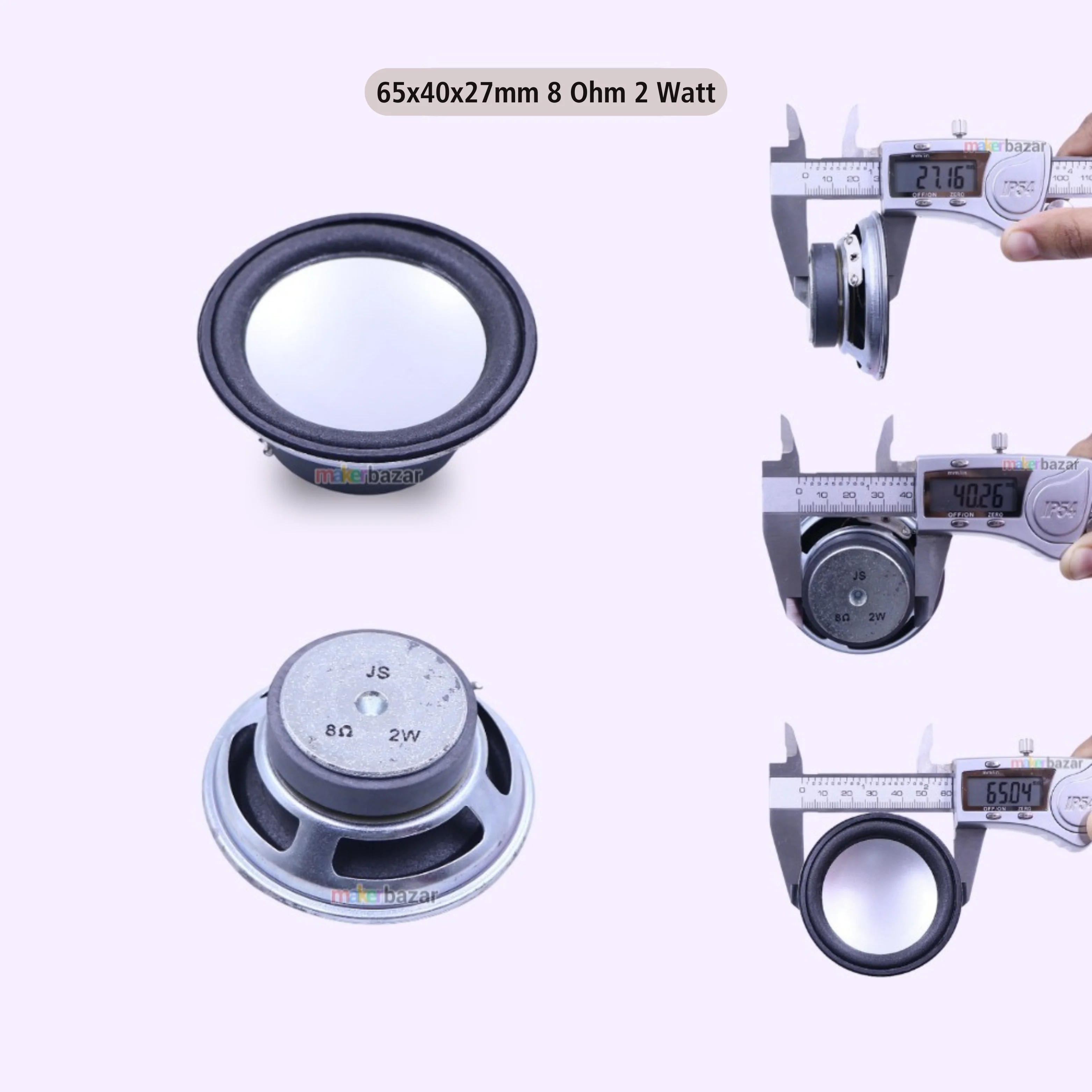 2.5 Inch External Magnet Speaker Without Frame - Image 2