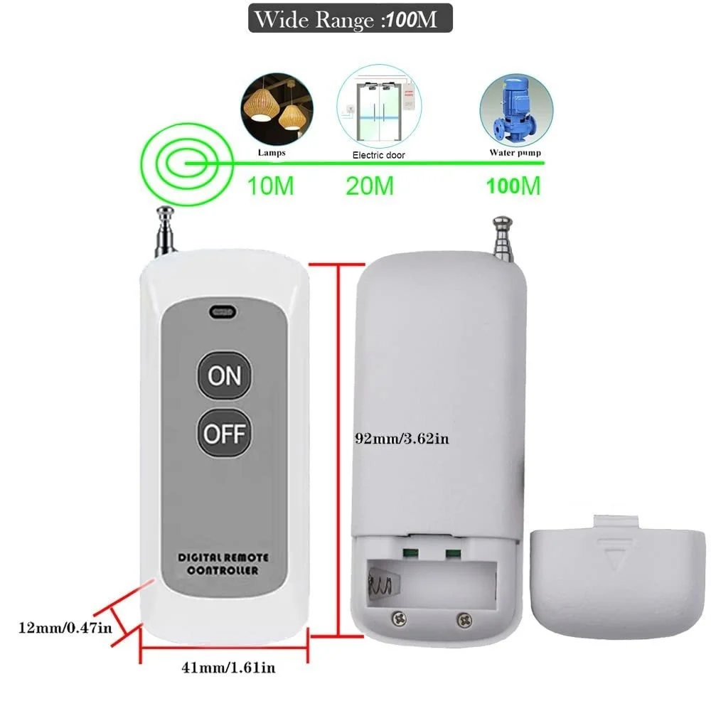 433-Mhz 2 Channel RF Transmitter Remote Module - Image 8