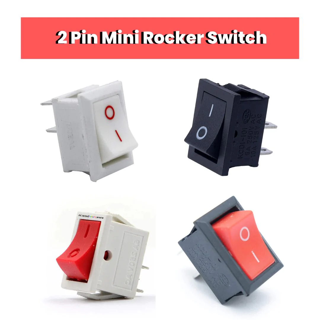 2-Pin Mini Rocker Switch - Image 2
