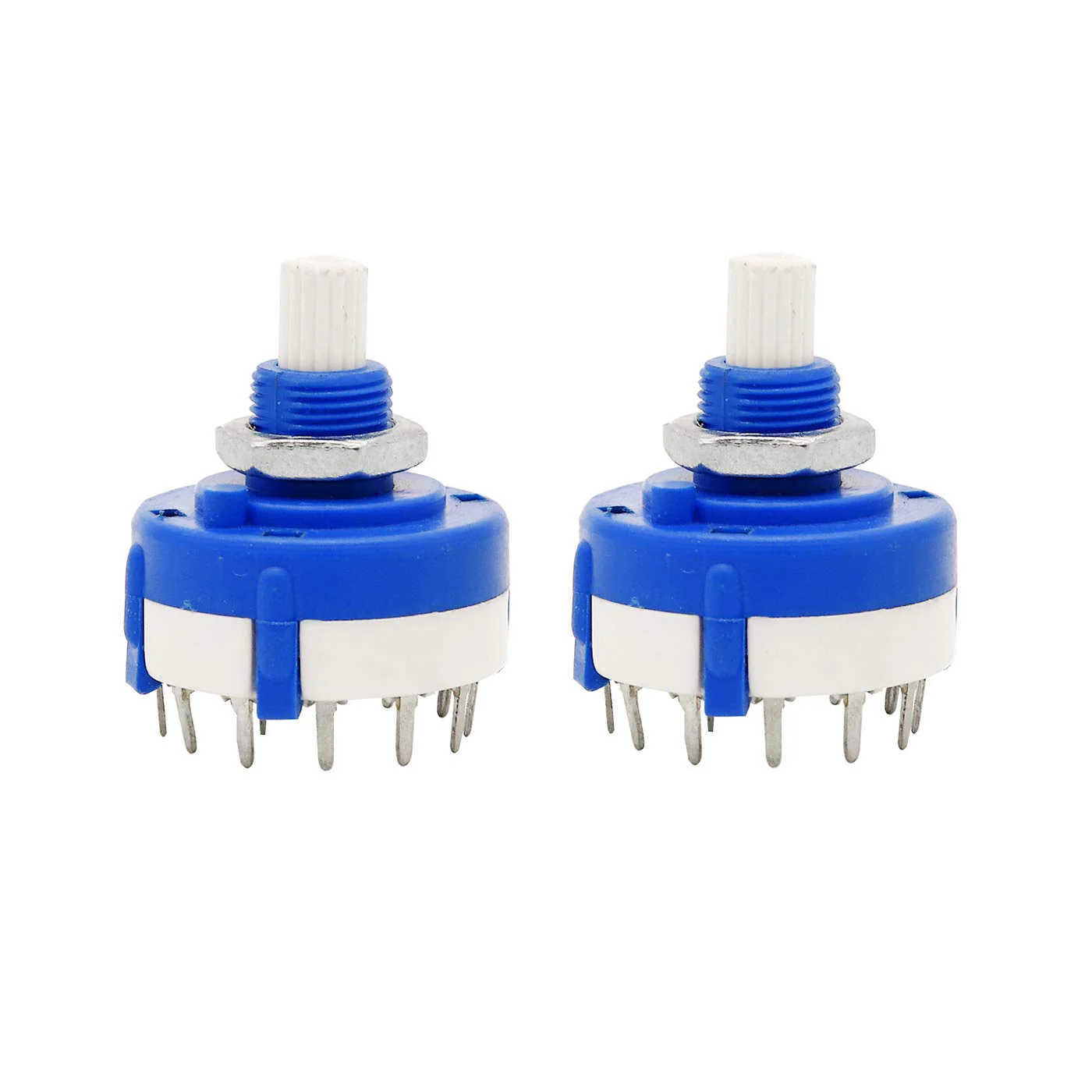 26mm Big Rotary Switch 1 Pole 7 Way/Position Wire Selector - Image 2
