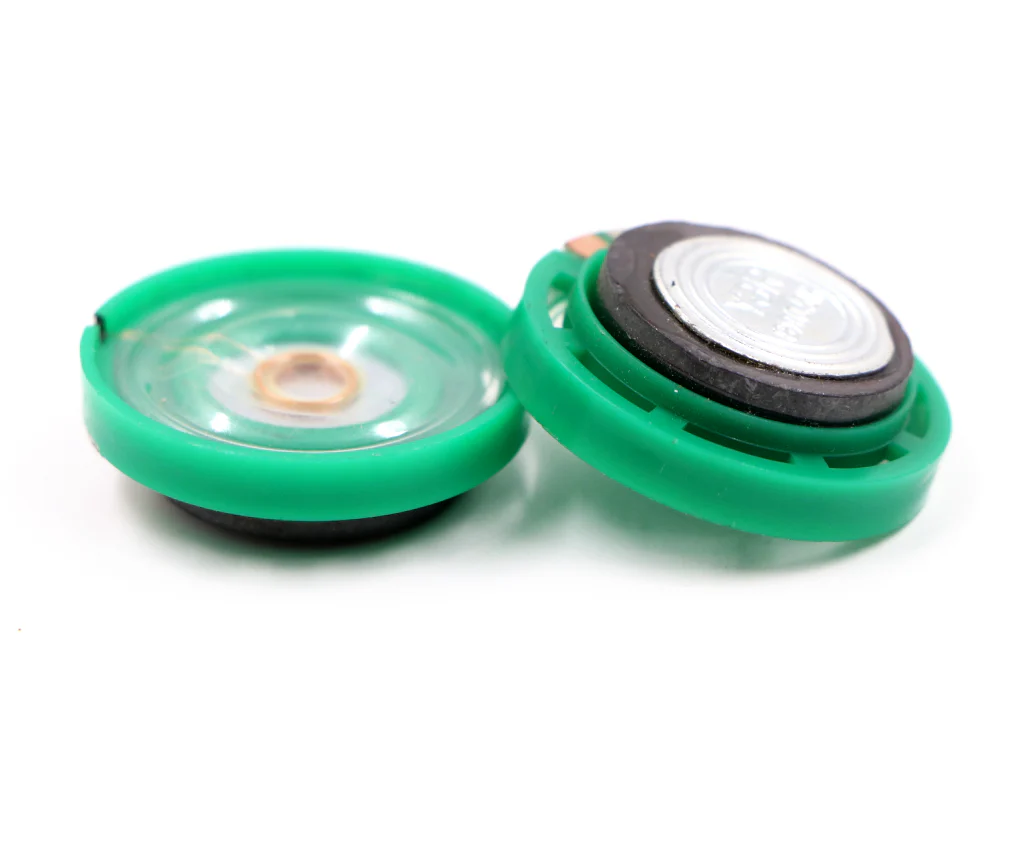 29mm Mini Mylar Miniature Speaker Plastic Toy Speaker Green/Black - Image 13