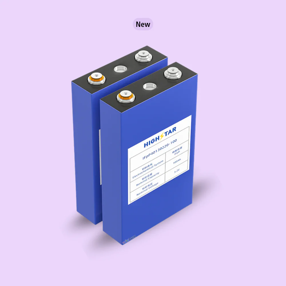Highstar 3.2V 100Ah Prismatic Lithium Rechargeable Cell LiFePO4 Battery - Image 2