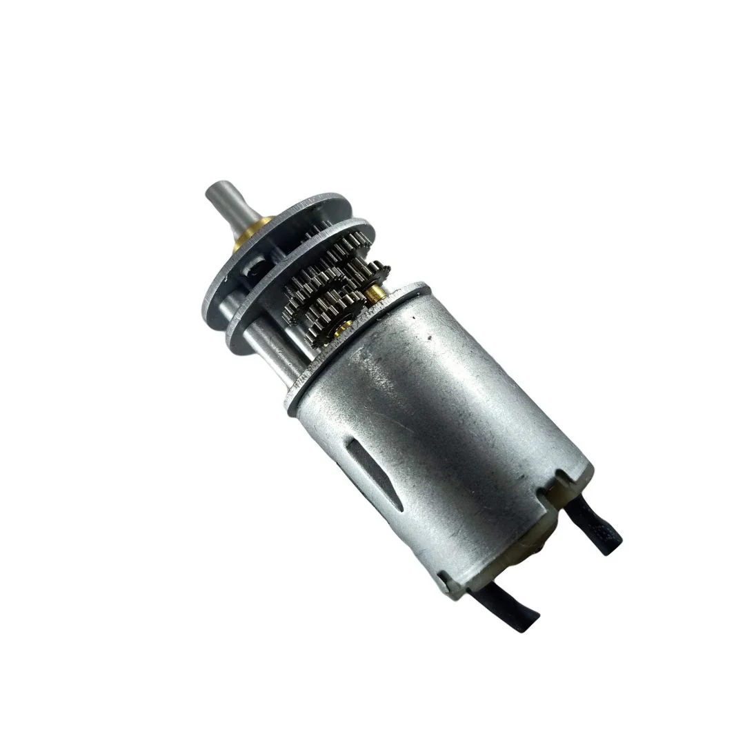 3.7-6V DC Round Motor with a Metal Gearbox - Image 4