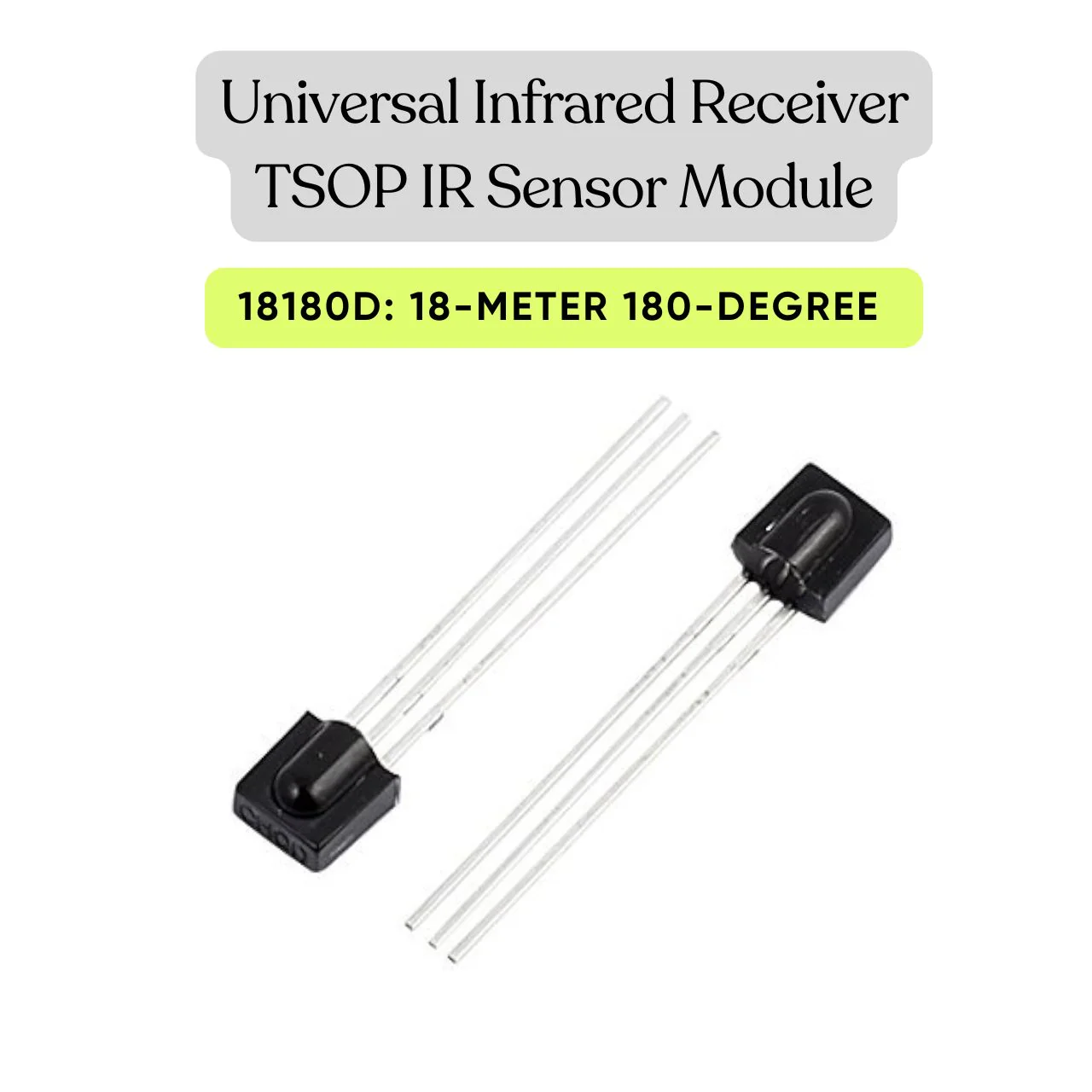 3-Pin TSOP 38KHz Infrared Receiver Diode IR Sensor - Image 4