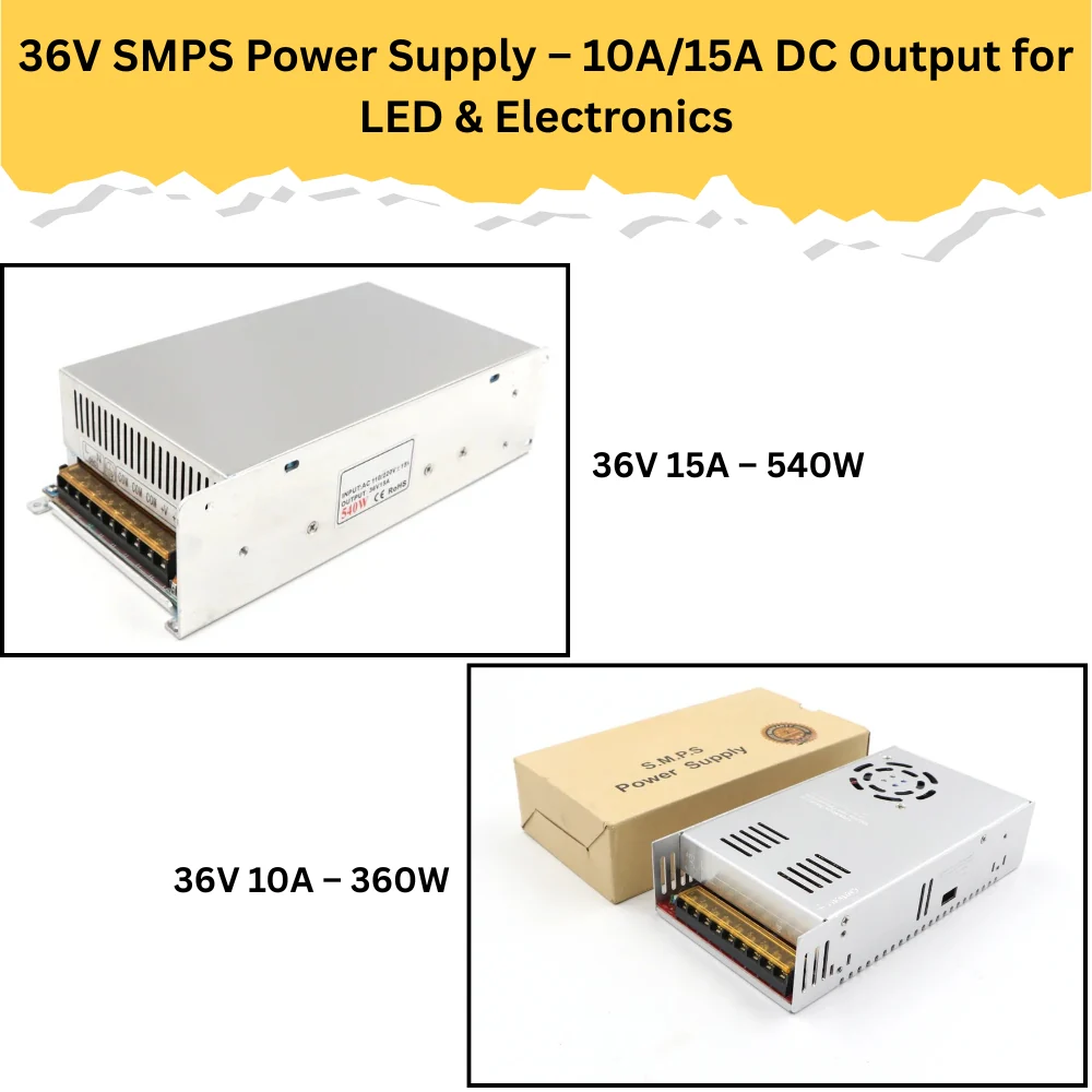 36V SMPS Power Supply DC Output for LED & Electronics