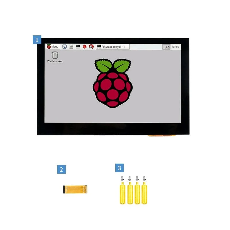 4.3inch Capacitive Touch Display for Raspberry Pi, DSI Interface, 800×480 - Image 3