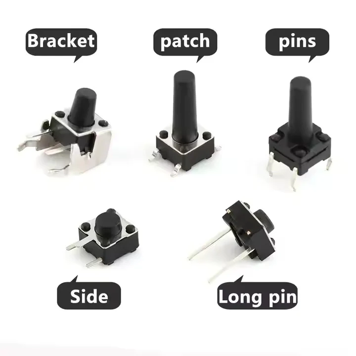 4.5x4.5mm SMD Patch Tactile Micro Push Button Switch 4-Pins - Image 20