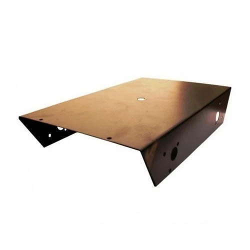 4 Wheel Metal Chassis Black for Robotic DIY Car - Image 3