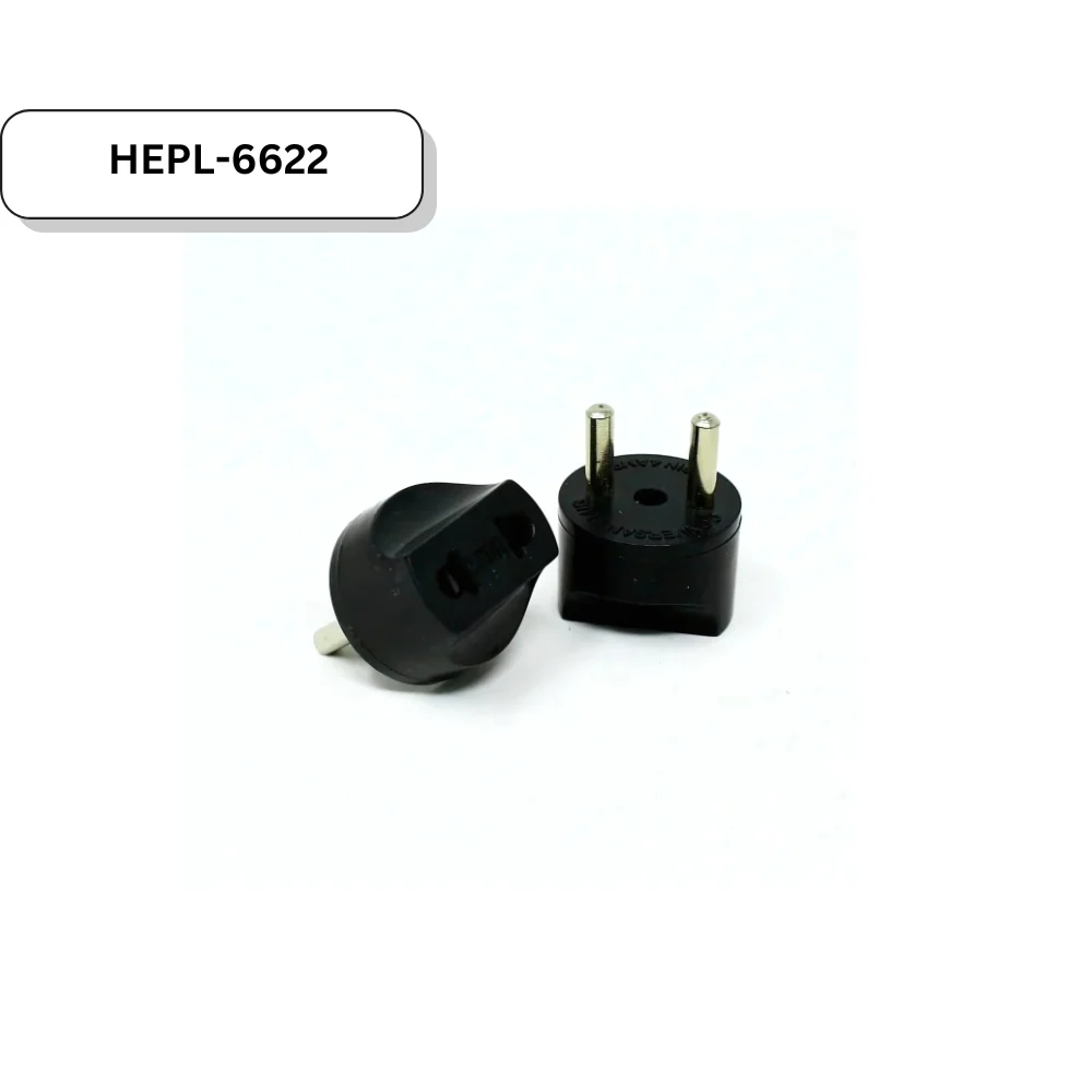 Hilex 2-Pin Plug Converter US to EU Adapter - Image 3