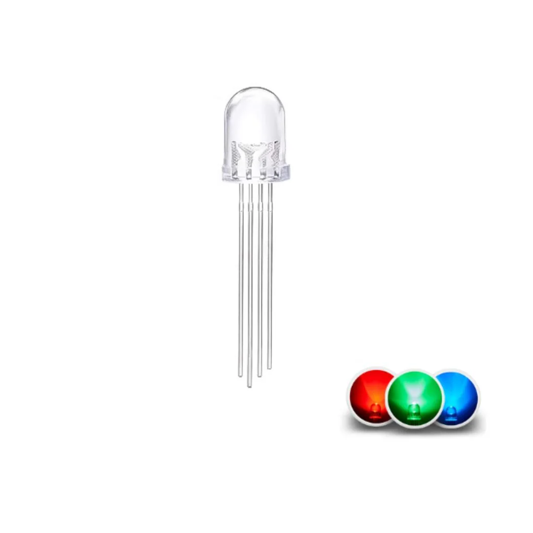 4pin Bright RGB DIP LEDs Round Top - Image 7