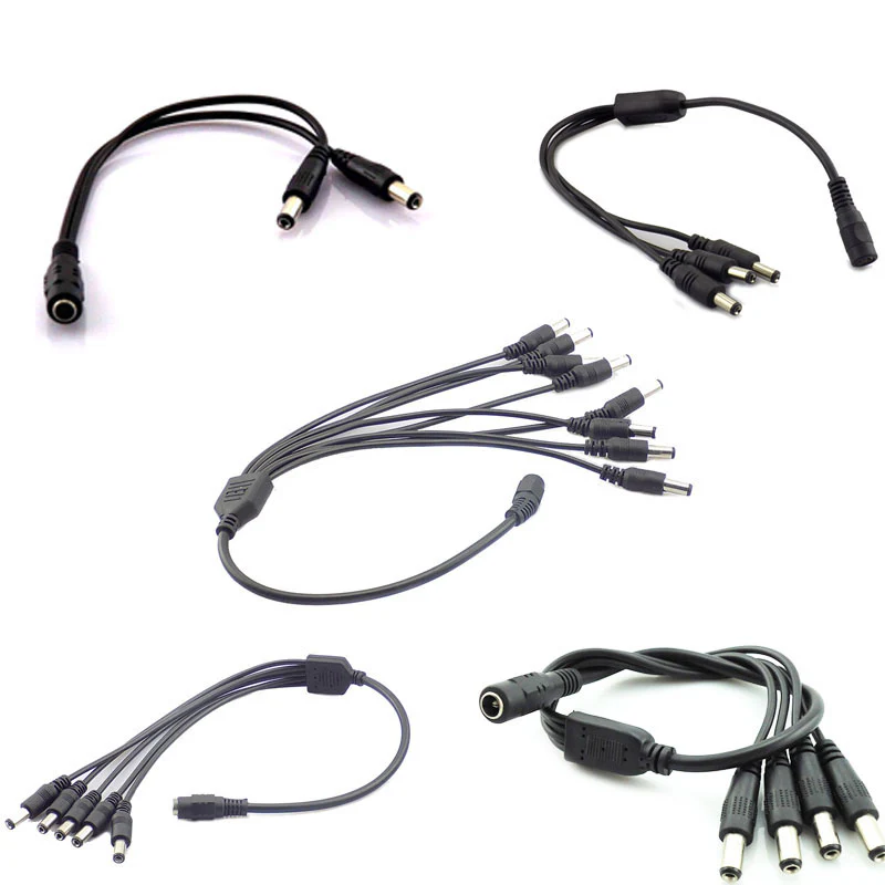 5.5x2.1mm DC Plug Female to Male Wire - Image 2