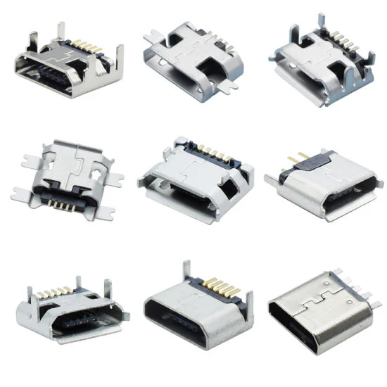 5-Pin Micro USB Type-B Female Socket 180 Degree SMD SMT Soldering Jack - Image 9