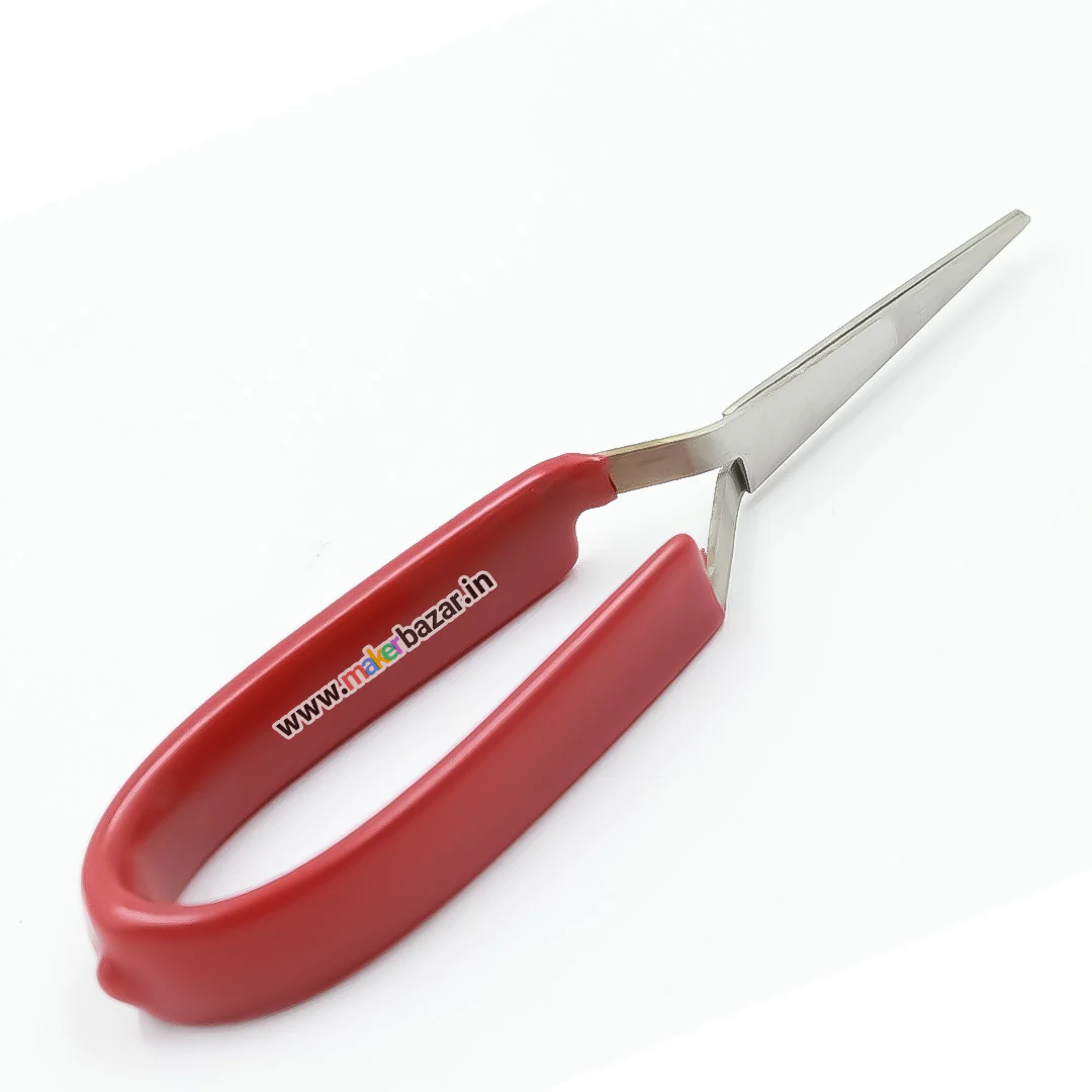 5pcs Steel Tweezers with Insulated Handle for Gadget Repair, Craft & Arts, Hobby DIY - Image 5