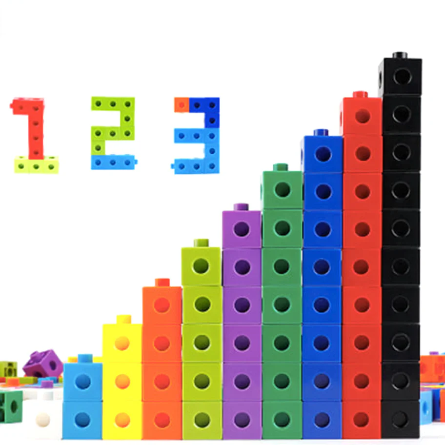 60pcs Plastic Cube Building Blocks, Early Creative Learning - Image 3