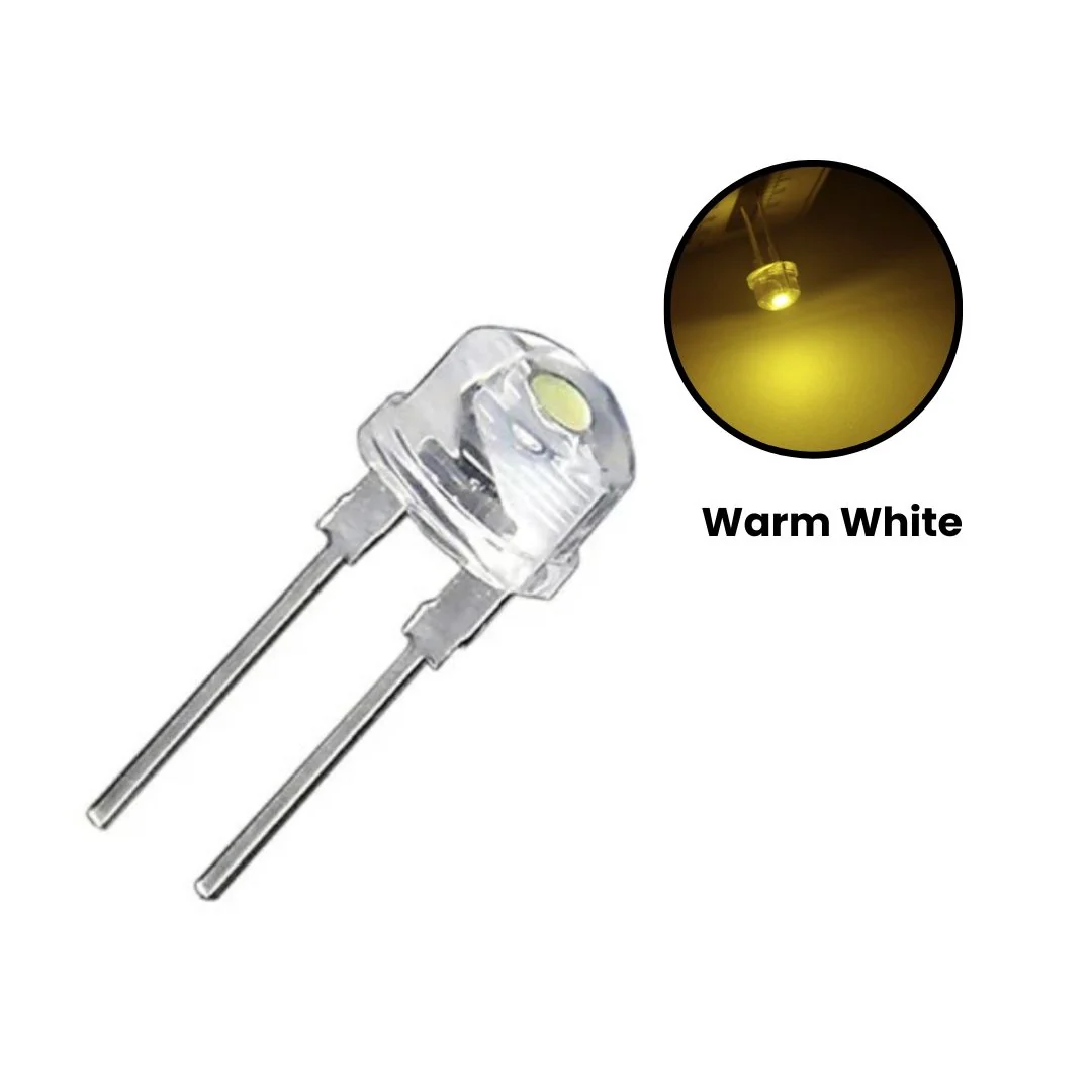 8mm Straw Hat DIP LED - Image 7