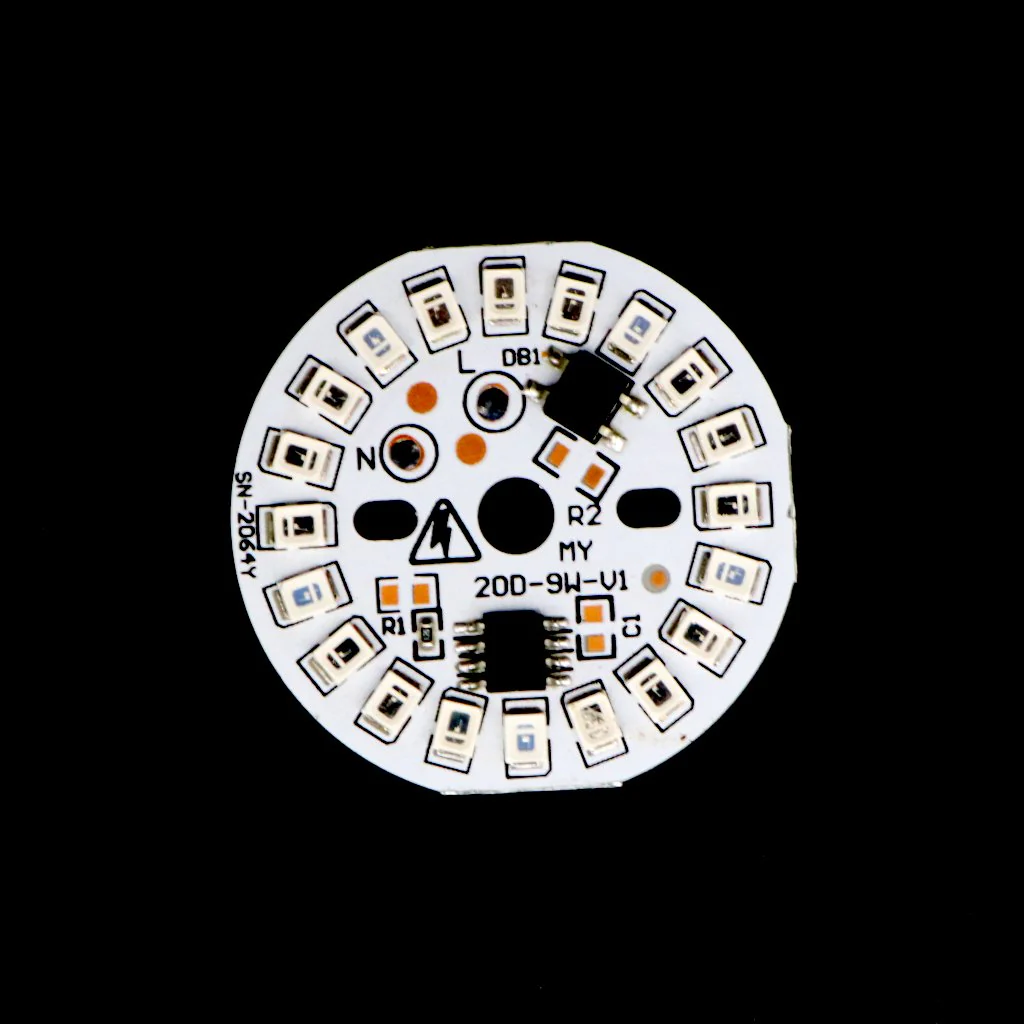 38mm 9-Watt 20-LEDs AC DOB Led Circular PCB for Led Bulbs - Image 13