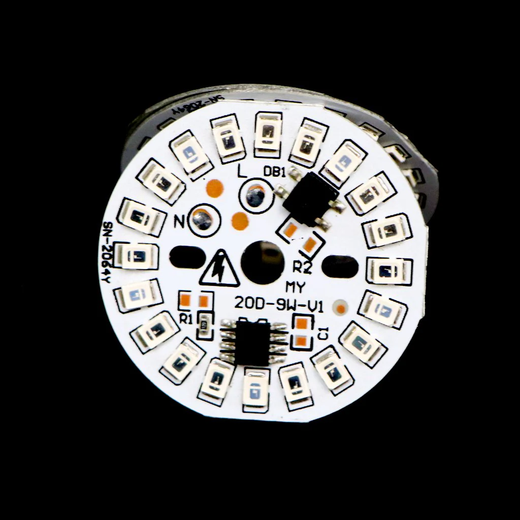 38mm 9-Watt 20-LEDs AC DOB Led Circular PCB for Led Bulbs - Image 9