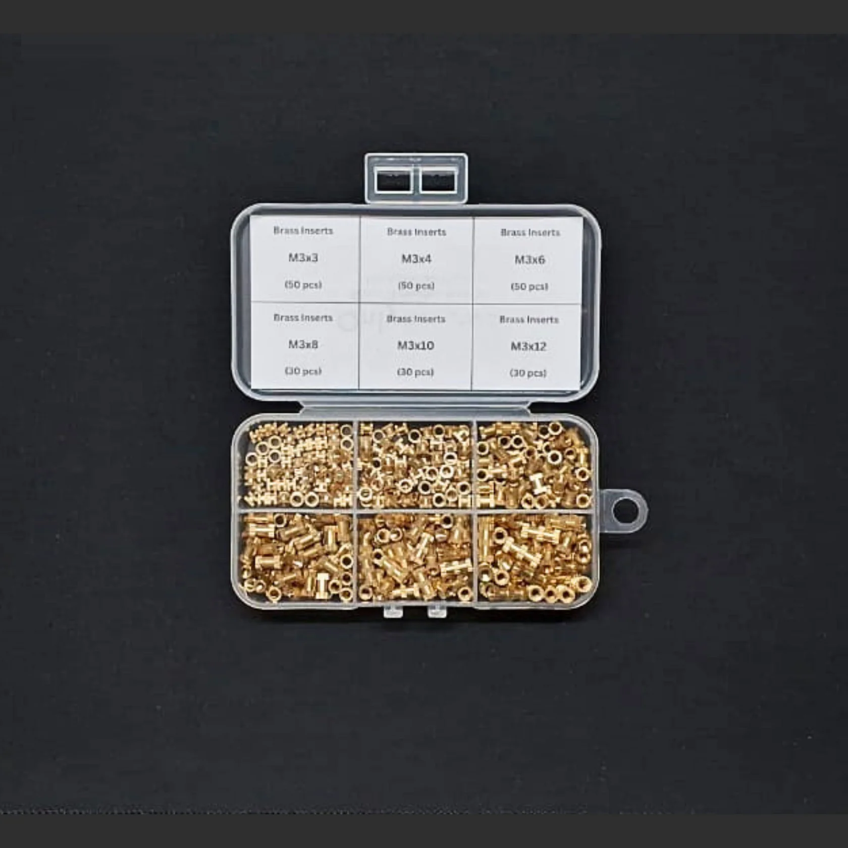 Brass Inserts Nut Assorted Pack