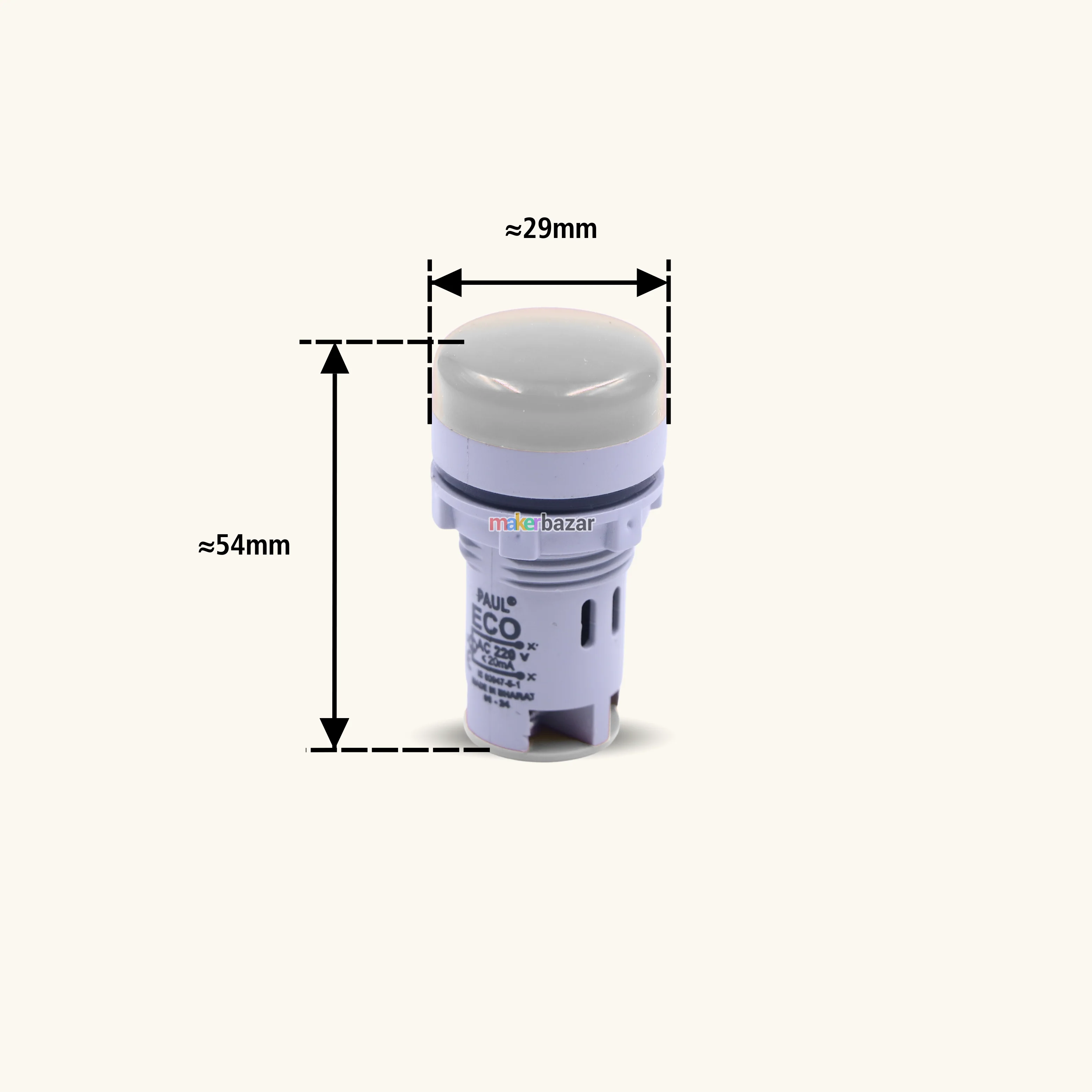 AD16-22 Big LED Power Indicator Panel Mount - Image 7