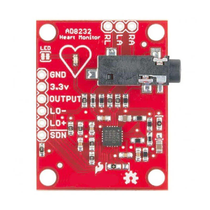 AD8232 ECG Heart Monitoring Sensor Module Kit for Arduino - Image 3