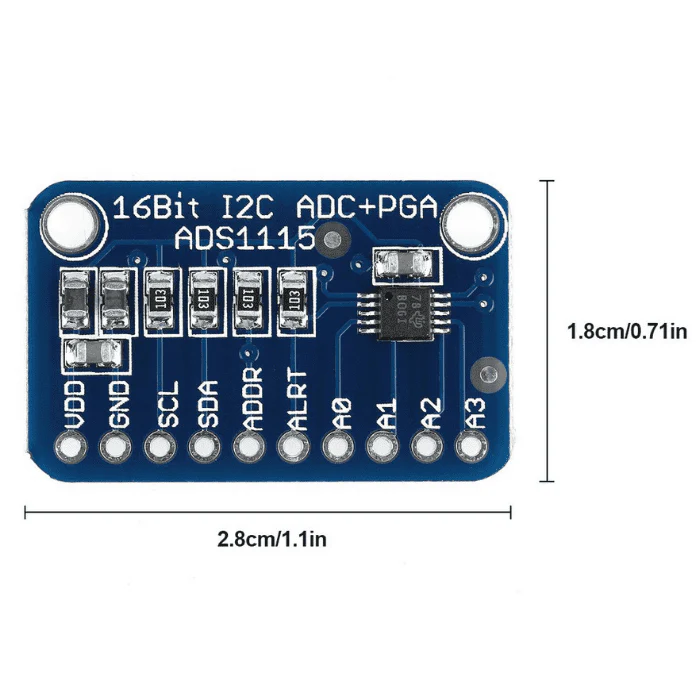 ADS1115 16-Bit ADC- 4 Channel with Programmable Gain Amplifier - Image 6