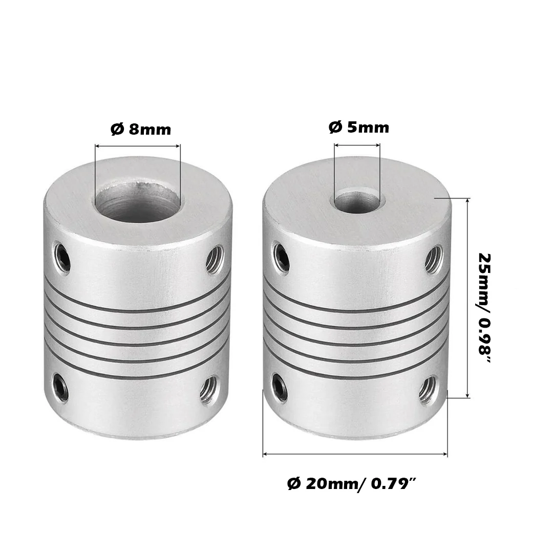 Aluminum Helical Shaft Coupler - Image 2