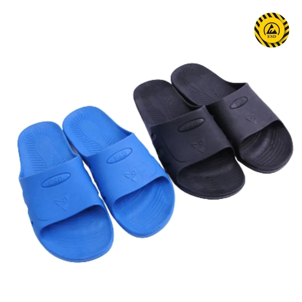 Antistatic ESD Slipper Blue/Black - Image 2