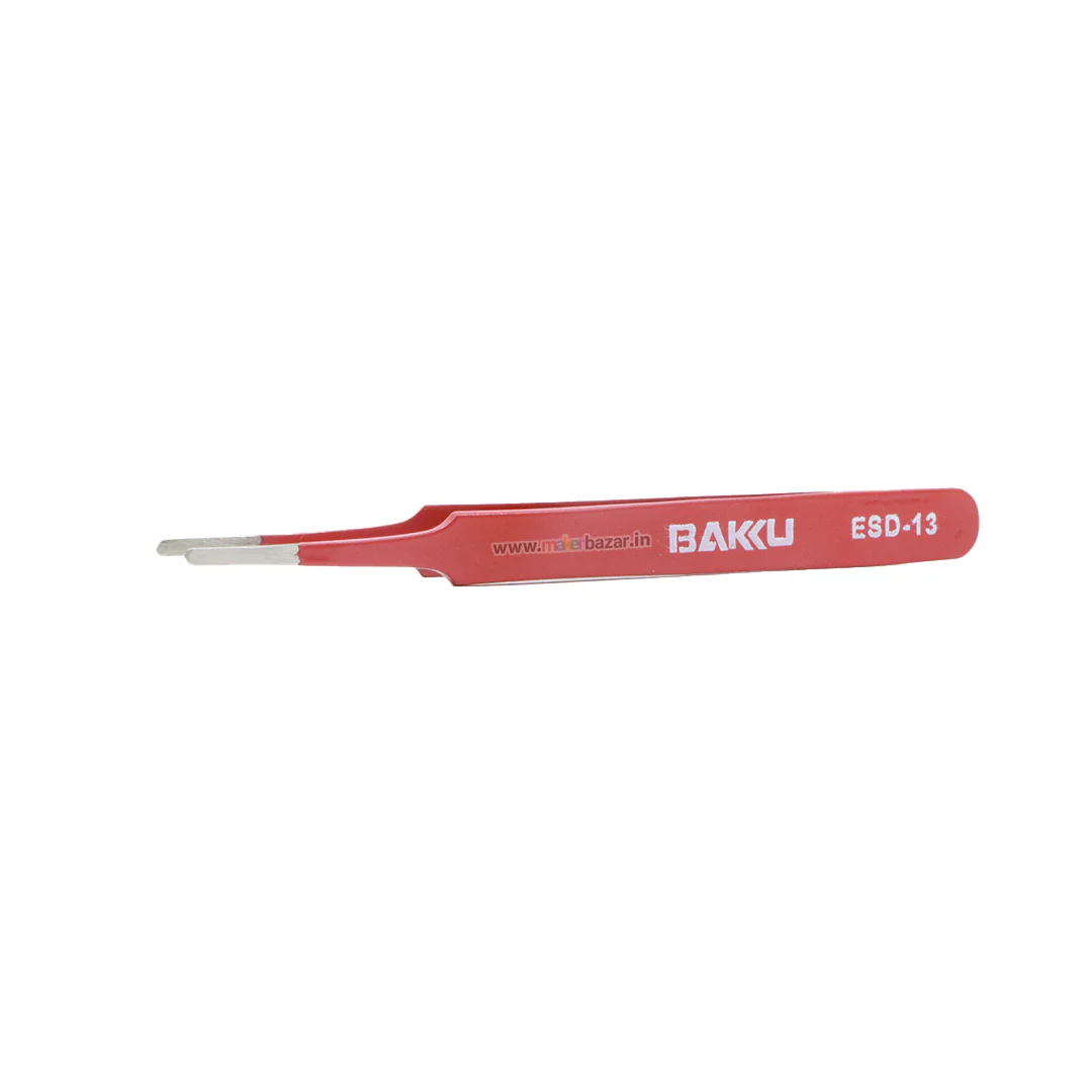 5pcs Colorful ESD Straight and Curved Tips Tweezers Set - Image 7