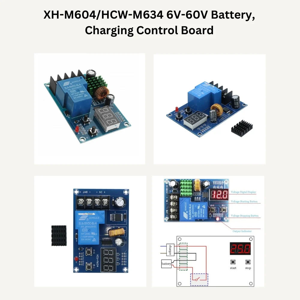 XH-M6xx Battery Charging Module Intelligent Control Panel - Image 3