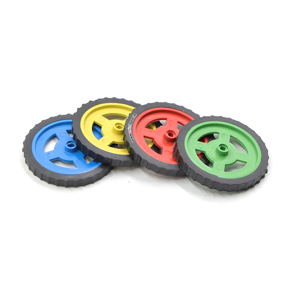 BO Gear Motor Robot Wheels 7cm x 1cm