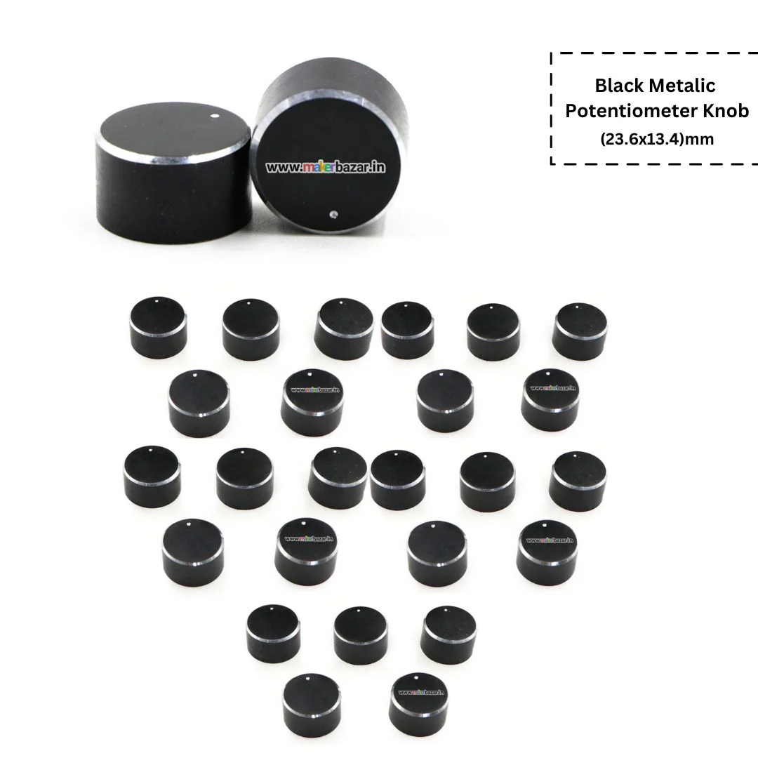 Black Metalic Potentiometer Knob - Image 13