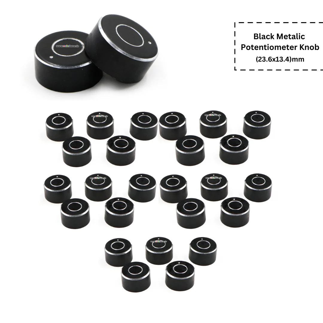Black Metalic Potentiometer Knob - Image 14