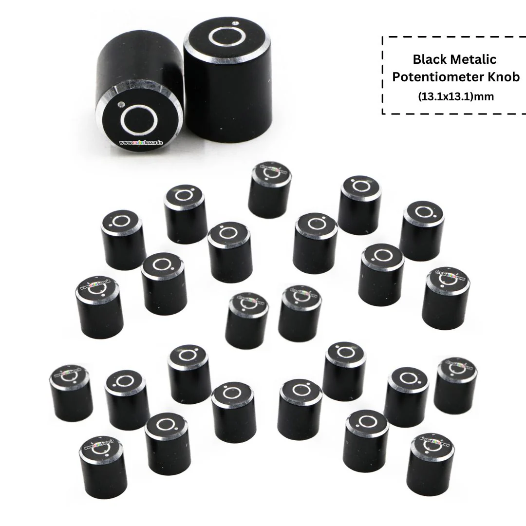 Black Metalic Potentiometer Knob - Image 16