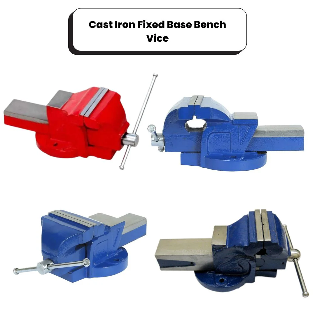 Cast Iron Fixed Base Work Bench Vice