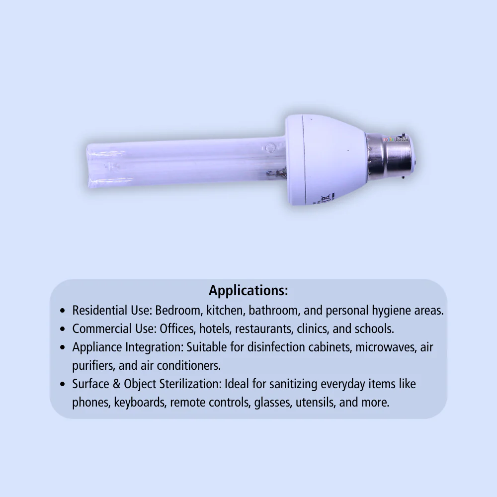 UVC Germicidal Light 220VAC Sterilization UV Lamp Tube - Image 4