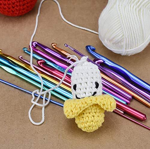 Coloured Aluminum Crochet Hook Knitting Needle - Image 2