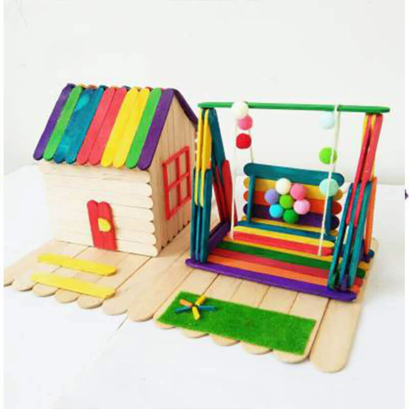 Colourful Popsicle Small Sticks for Craft - Image 3
