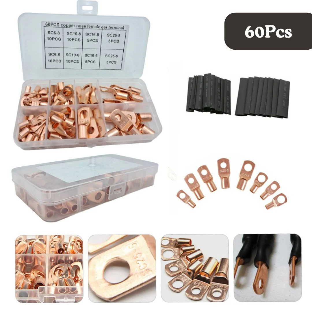 Wire Ring Battery Terminals Lug SC Assorted Kit - Image 4