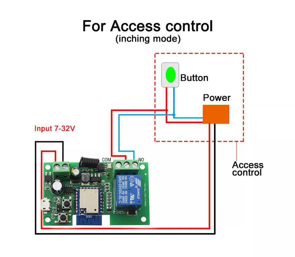 DC 5V 12V 433Mhz WiFi Wireless Smart Switch Relay Module For Smart Home For Apple Android App Control Self-lock - Image 6