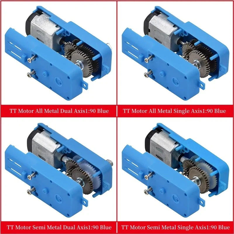 DC 3-6V TT Metal Robot Smart Gear BO Motor - Image 12