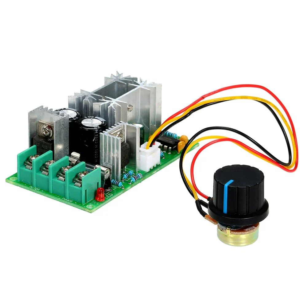 DC 9-55V 20A 1200W PWM DC Motor Pump Speed Regulator High Power Speed Controller 9V 12V 24V 36V 48V