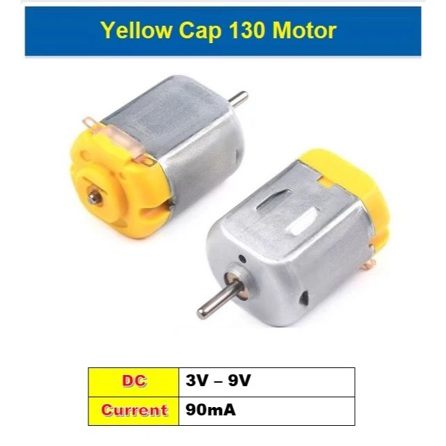 130 Micro DC Toy Motor - Small Single Shaft High RPM 3V-6V DIY (29x20x15mm) - Image 10