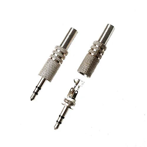 [Design-2] Full Metal Audio Jack Connector Male With Spring Tail - Image 5