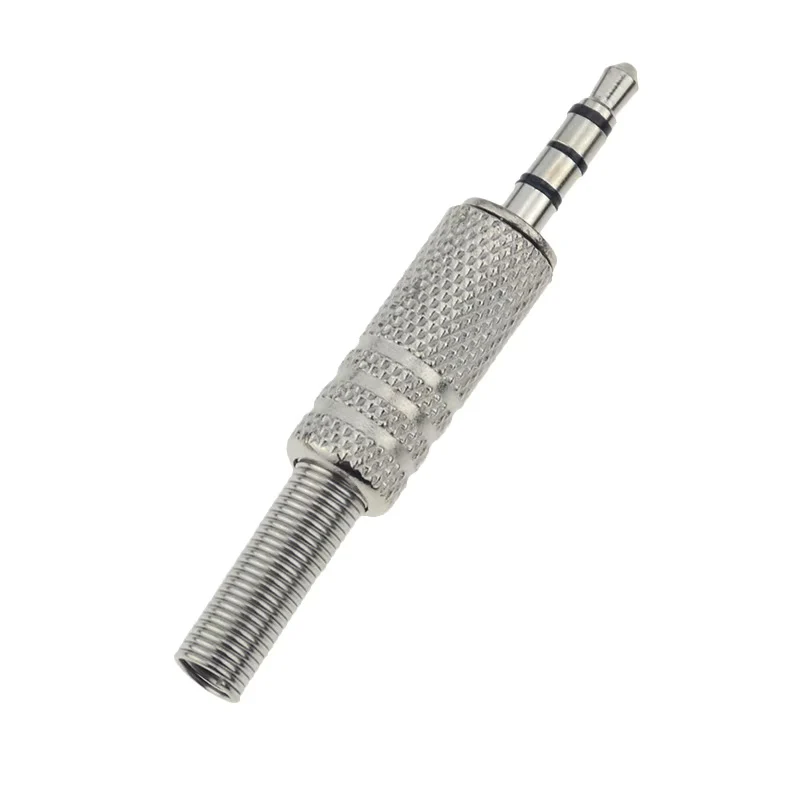 [Design-2] Full Metal Audio Jack Connector Male With Spring Tail - Image 6